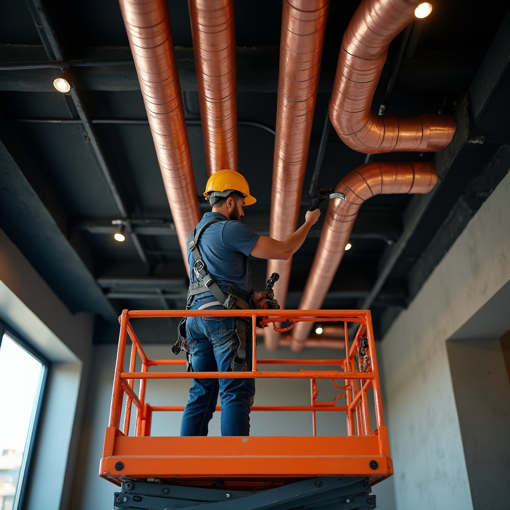 Монтаж и подключение сантехнических стояков